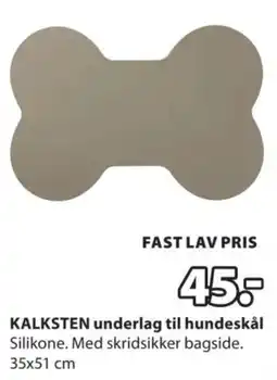 JYSK Kalksten underlag til hundeskål tilbud