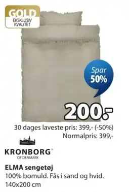 JYSK Kronborg Elma sengetøj tilbud