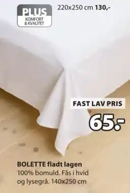 JYSK Plus bolette fladt lagen tilbud