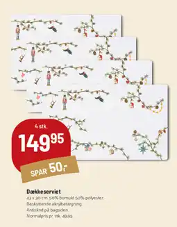 Kop & Kande Dækkeserviet tilbud
