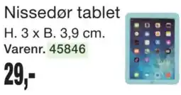 Harald Nyborg Nissedør tablet tilbud