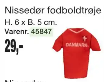 Nissedør fodboldtrøje