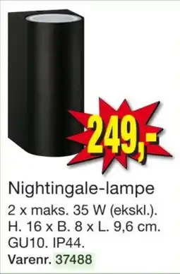 Harald Nyborg Nightingale-lampe tilbud