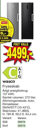 Harald Nyborg Wasco Frieseskab tilbud