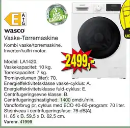 Harald Nyborg Wasco Vaske-Tørremaskine tilbud