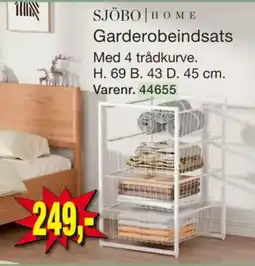 Harald Nyborg Sjöbo Home Garderobeindsats tilbud