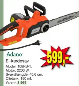 Harald Nyborg Adano El-kædesav tilbud