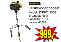 Harald Nyborg Stanley buskrydder benzin tilbud