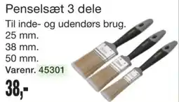 Harald Nyborg Penselsæt 3 dele tilbud