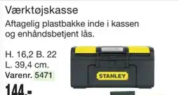 Harald Nyborg Stanley værktøjskasse tilbud
