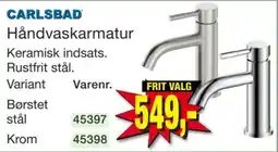Harald Nyborg Carlsbad håndvaskarmatur tilbud