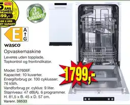 Harald Nyborg Wasco Opvaskemaskine tilbud