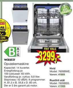 Harald Nyborg Wasco Opvaskemaskine tilbud