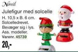 Harald Nyborg Nowel Julefigur med solcelle tilbud