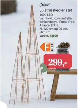 Harald Nyborg Nowel juletræskegler sæt tilbud