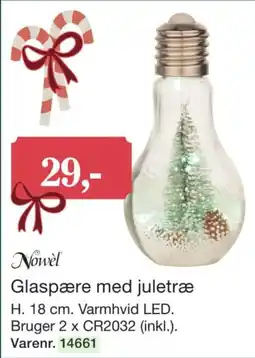 Harald Nyborg Nowel Glasspære med juletræ tilbud