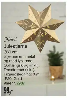 Harald Nyborg Nowel Julestjerne tilbud