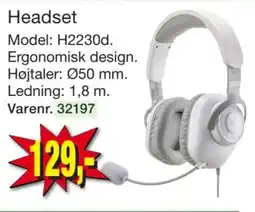 Harald Nyborg Headset H2230d tilbud