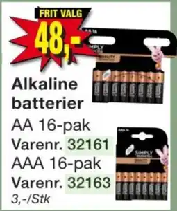 Harald Nyborg Simply Alkaline batterier tilbud