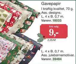 Harald Nyborg Gavepapir tilbud