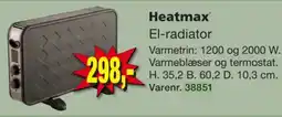 Harald Nyborg Heatmax El-radiator tilbud