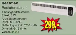Harald Nyborg Heatmax radiatorblæser tilbud