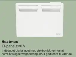 Harald Nyborg Heatmax El-panel 230 V tilbud