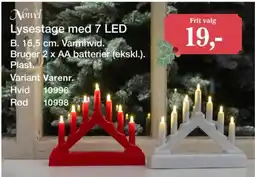 Harald Nyborg Nowel Lysestage med 7 LED tilbud