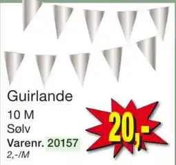 Harald Nyborg Guirlande Sølv tilbud