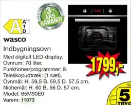 Harald Nyborg Wasco indbygningsovn tilbud