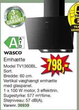 Harald Nyborg Wasco Emhætte tilbud