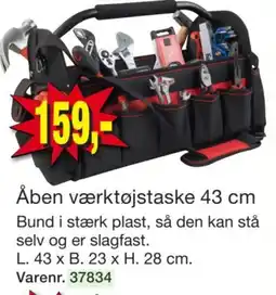 Harald Nyborg Åben værktøjstaske tilbud