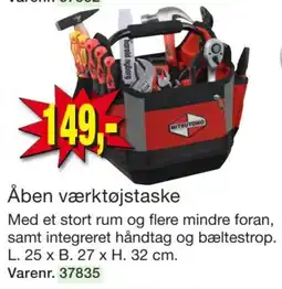 Harald Nyborg Mitsutomo åben værktøjstaske tilbud