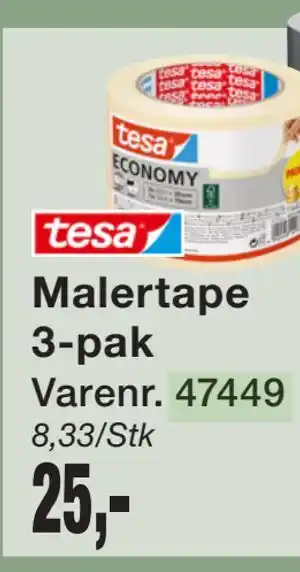Harald Nyborg Malertape 3-pak tilbud