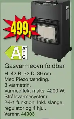 Harald Nyborg Gasvarmeovn foldbar tilbud