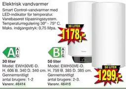 Harald Nyborg Elektrisk vandvarmer tilbud