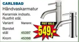 Harald Nyborg Håndvaskarmatur tilbud