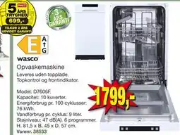 Harald Nyborg Opvaskemaskine tilbud