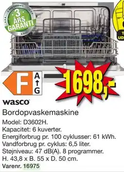 Harald Nyborg Bordopvaskemaskine tilbud