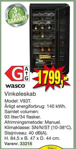 Harald Nyborg Vinkøleskab tilbud