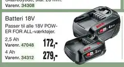 Harald Nyborg Batteri 18V tilbud