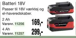 Harald Nyborg Batteri 18V tilbud