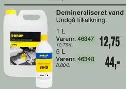Harald Nyborg Demineraliseret vand tilbud