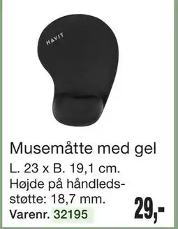 Harald Nyborg Musemåtte med gel tilbud