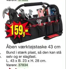 Harald Nyborg Åben værktøjstaske 43 cm tilbud