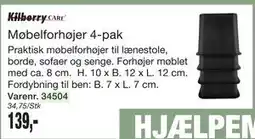 Harald Nyborg Møbelforhøjer 4-pak tilbud