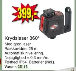Harald Nyborg Krydslaser 360° tilbud