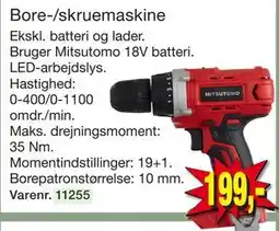 Harald Nyborg Bore-/skruemaskine tilbud