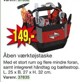 Harald Nyborg Åben værktøjstaske tilbud