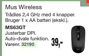 Harald Nyborg Mus Wireless tilbud